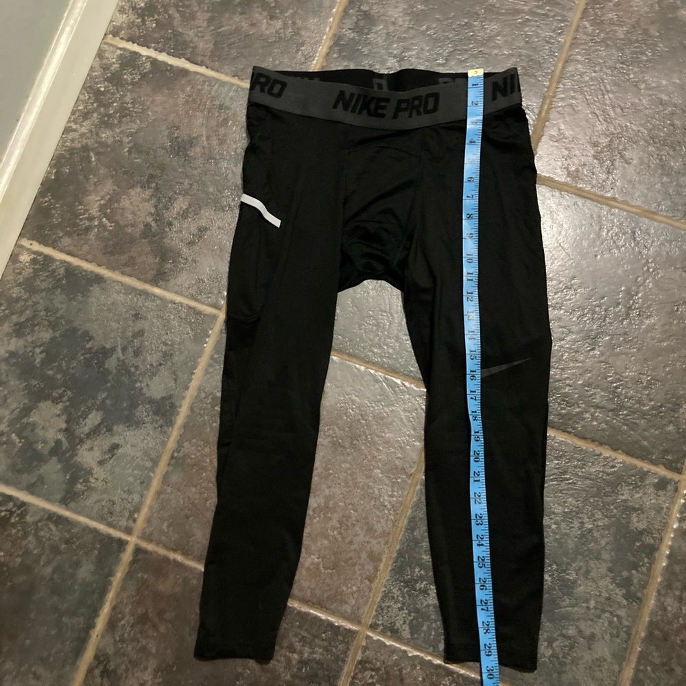 Nike Pro Athletic Compression Training Pants Size… - image 2